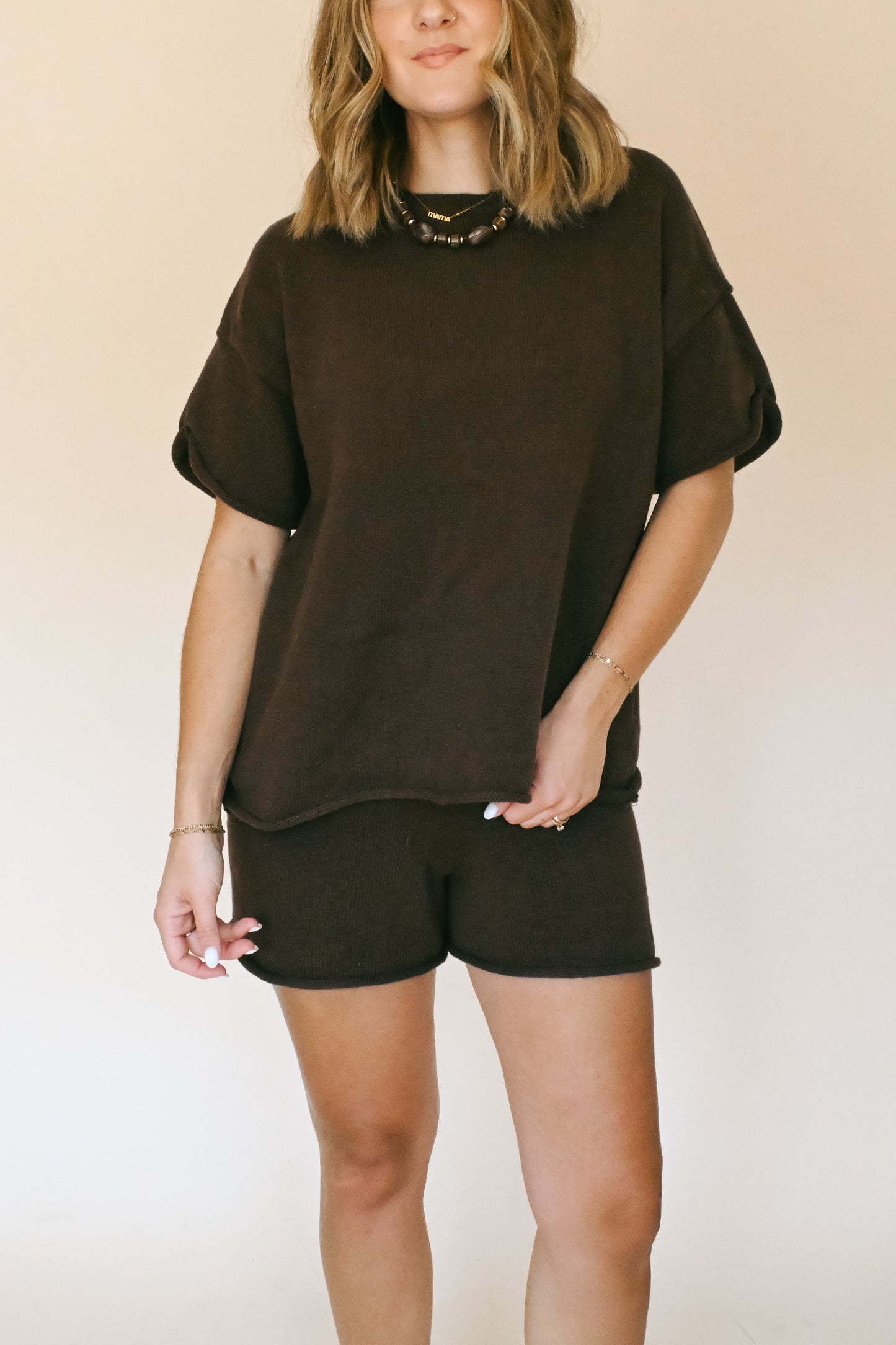 'Brindy' Cotton Set in Espresso