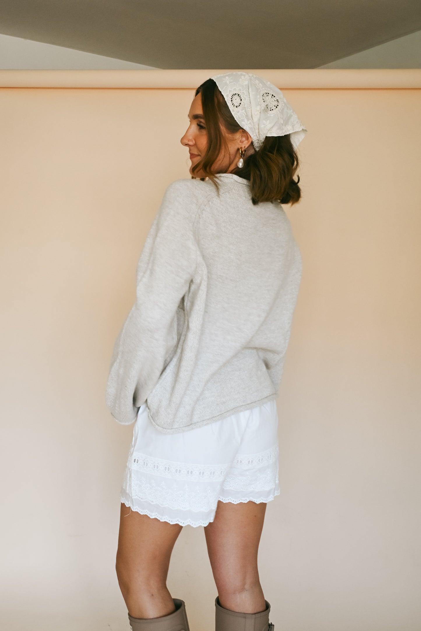 'Mason' Duck Sweater in Oat