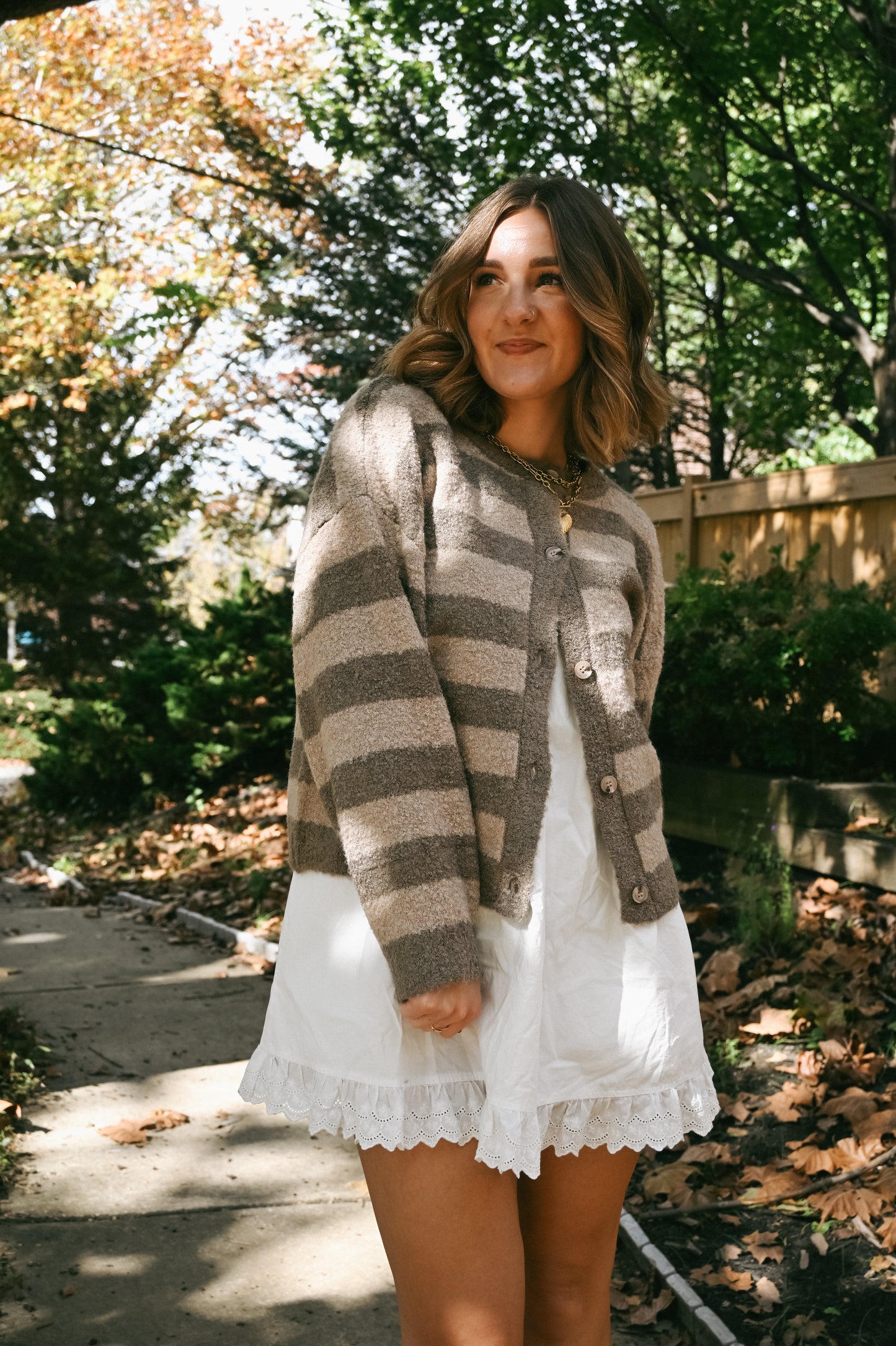 'Sawyer' Striped Cardigan