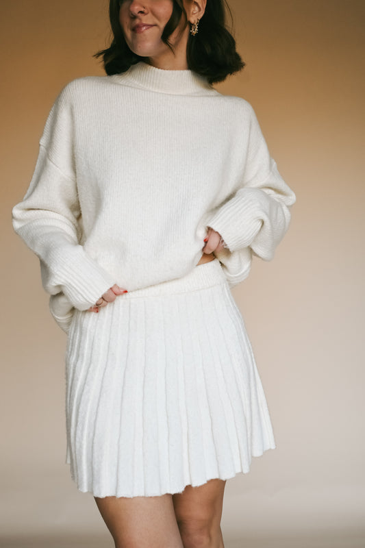 'Elena' Turtleneck Sweater Set