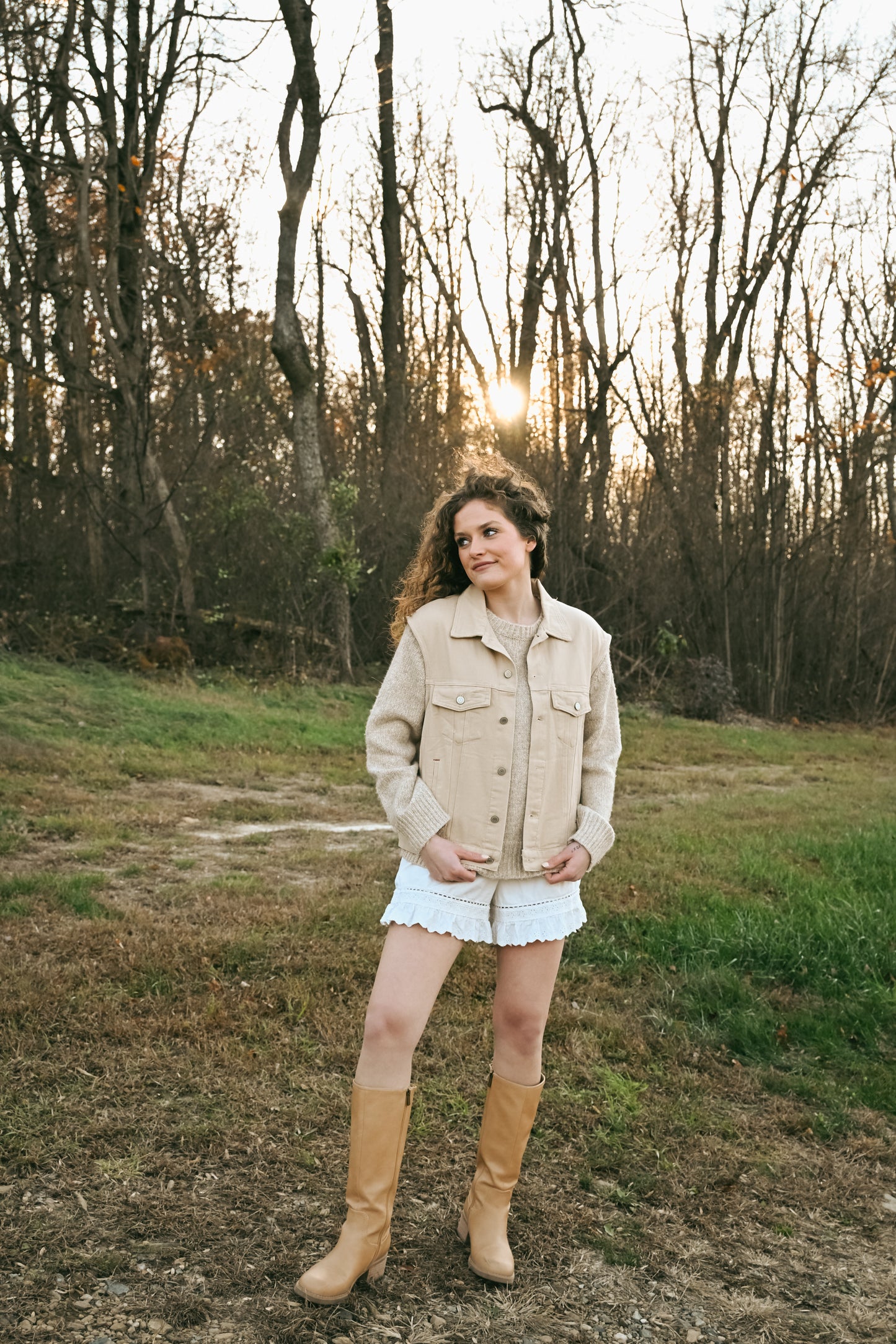 Chasing Sunsets Embroidered Vest