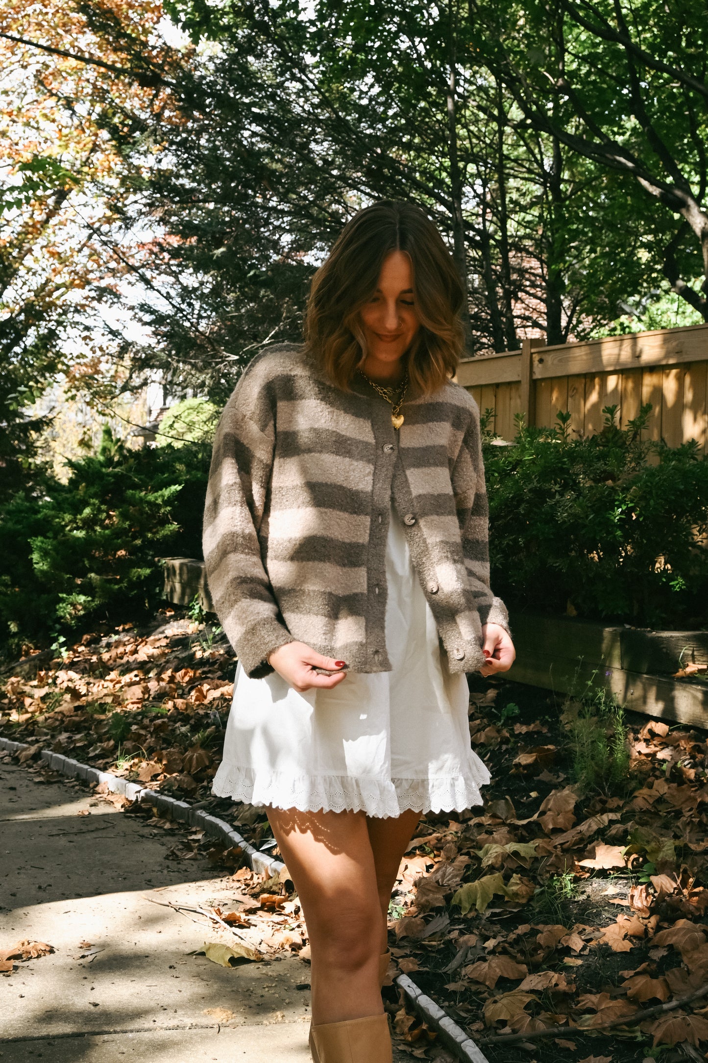 'Sawyer' Striped Cardigan