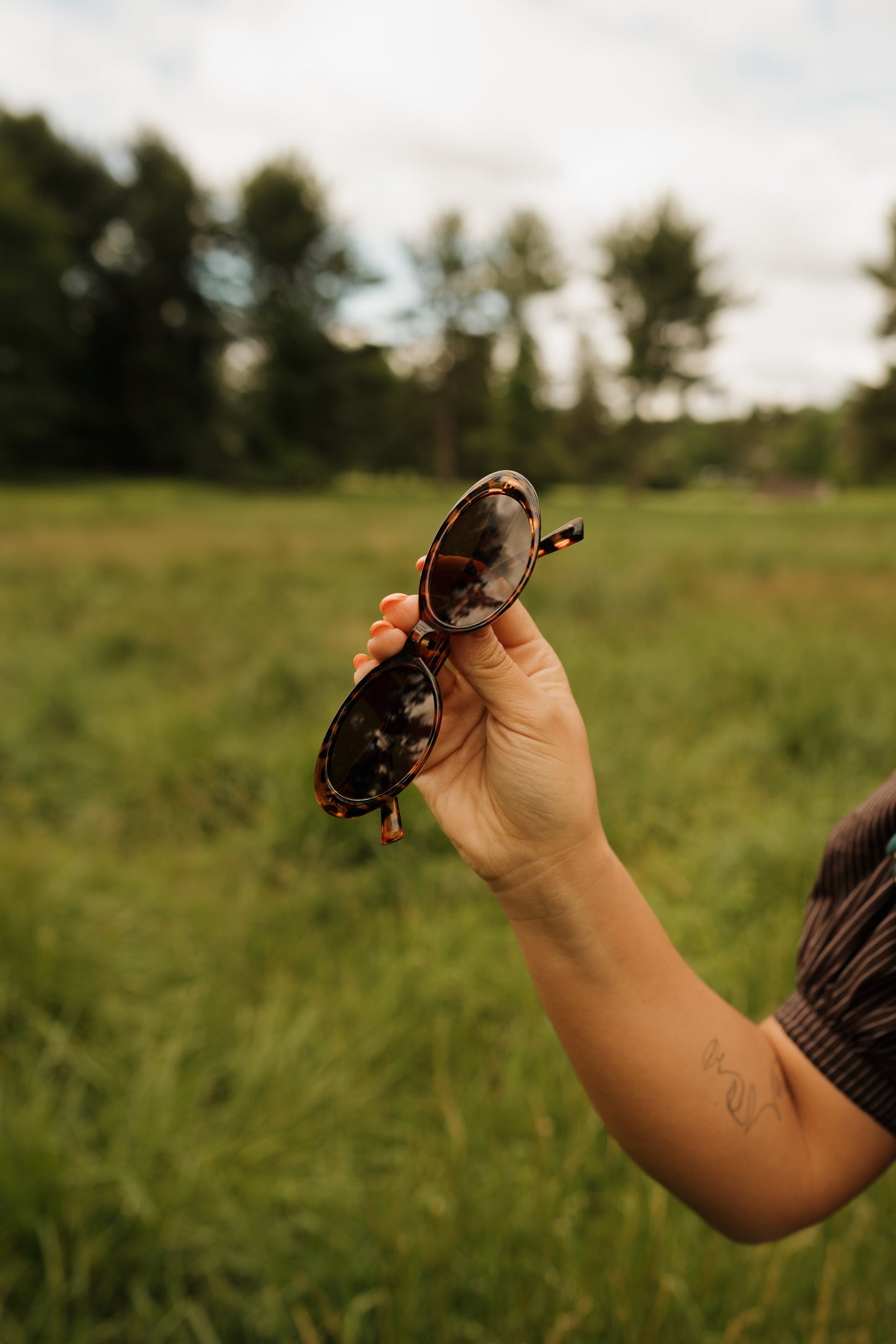 Retro Small Oval Sunglasses