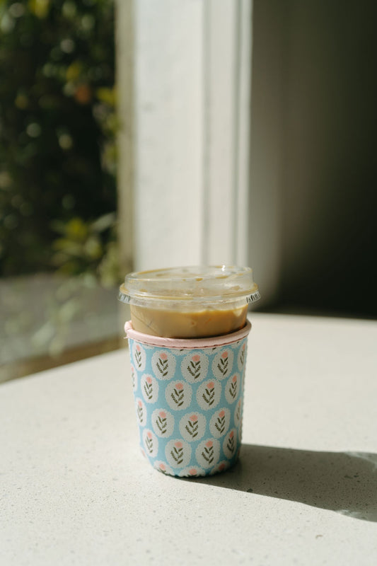 Large Coffee Coozie in Blue