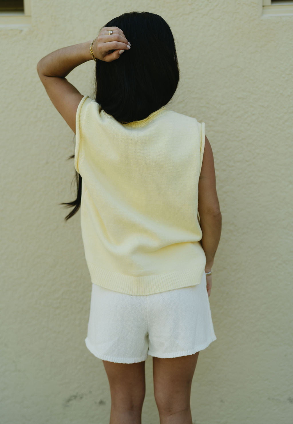 'Sunny' Top in Butter Yellow