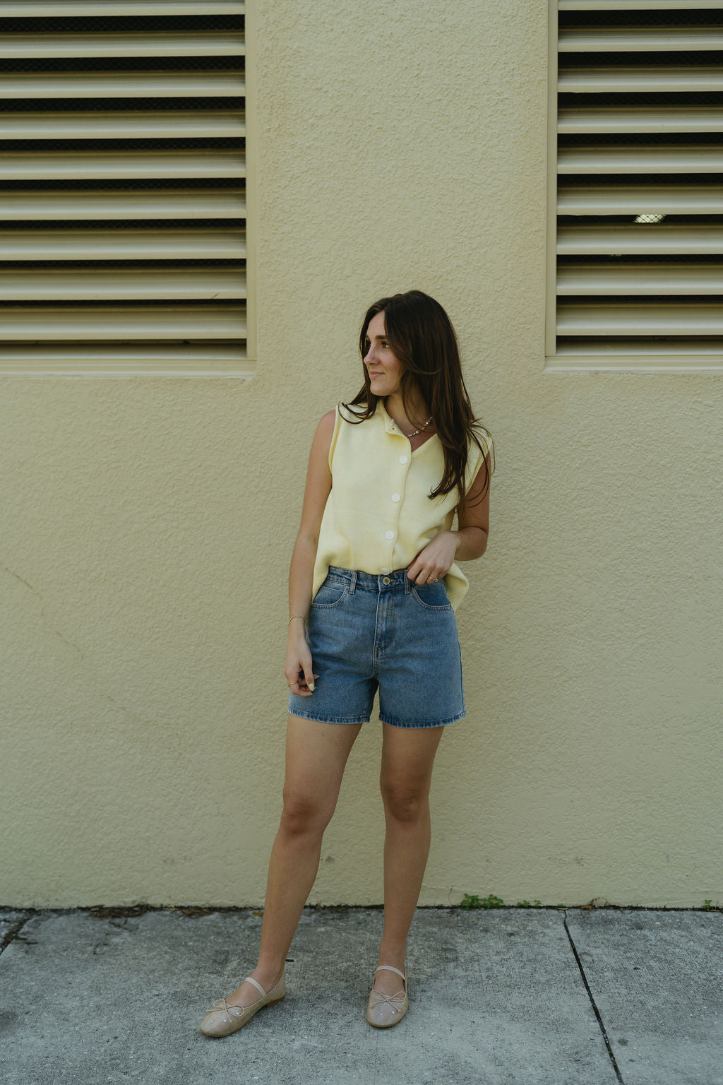 'Maverick' Denim Mom Shorts