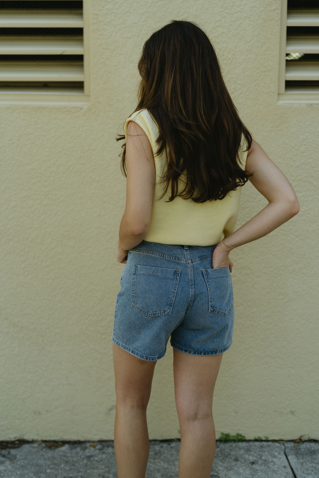 'Maverick' Denim Mom Shorts