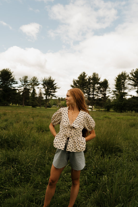 'Lottie' Linen Top