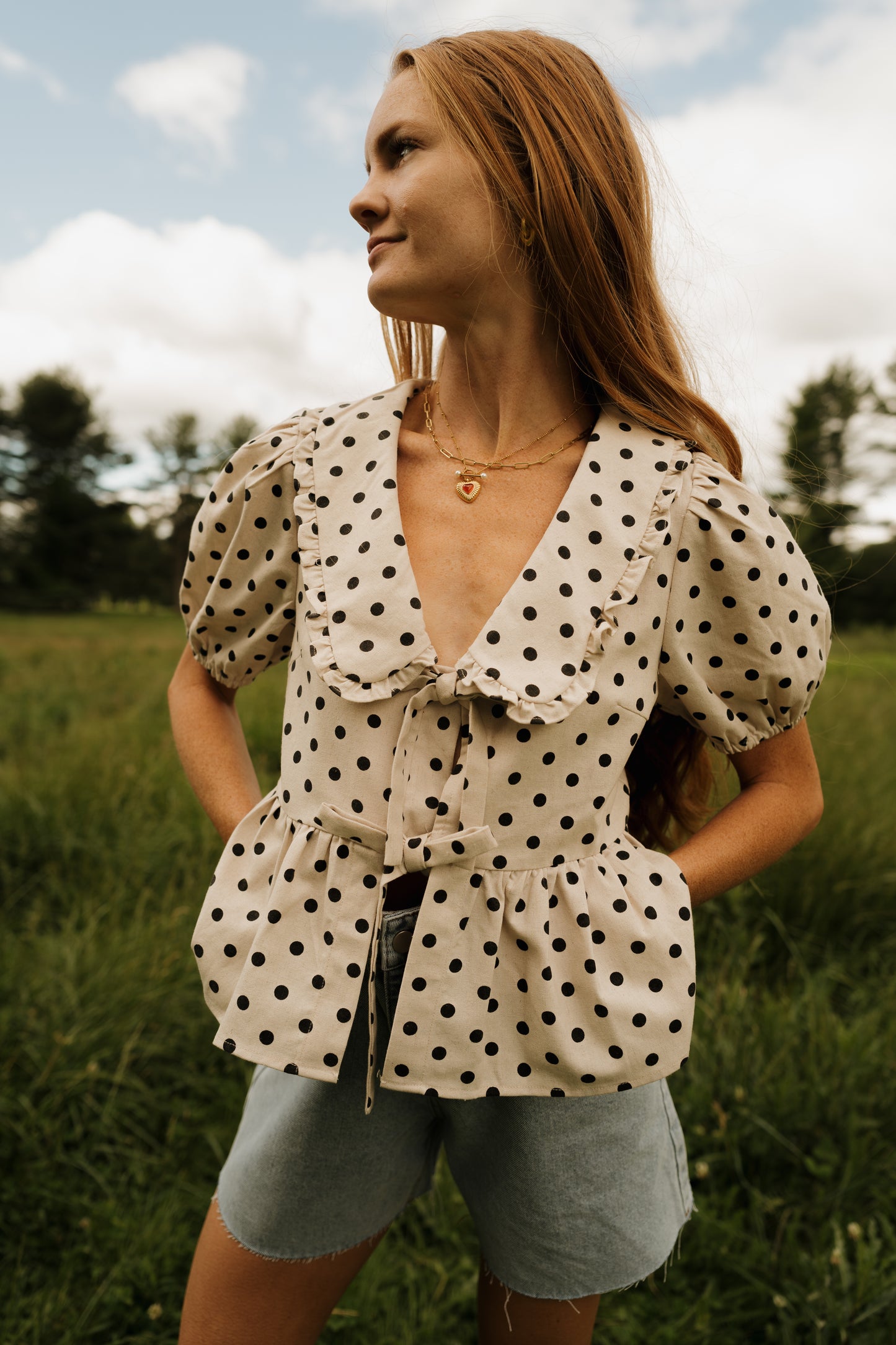 'Lottie' Linen Top