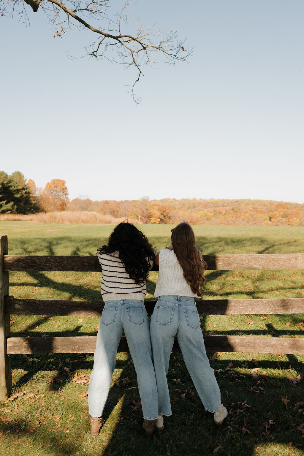 'Lanie' Denim Barrel Pants
