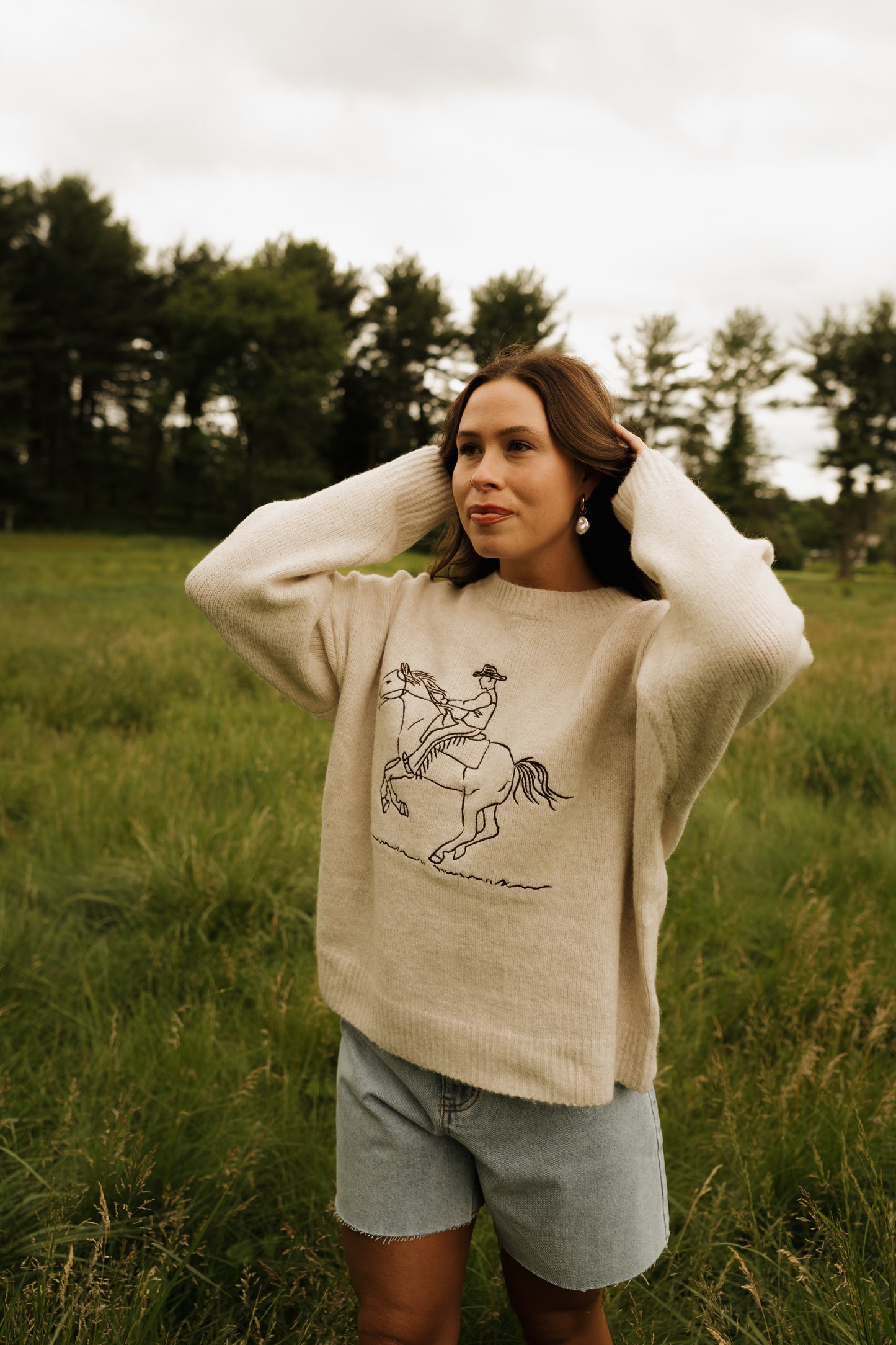 (RESTOCK COMING) 'Riverton' Sweater in Oatmeal