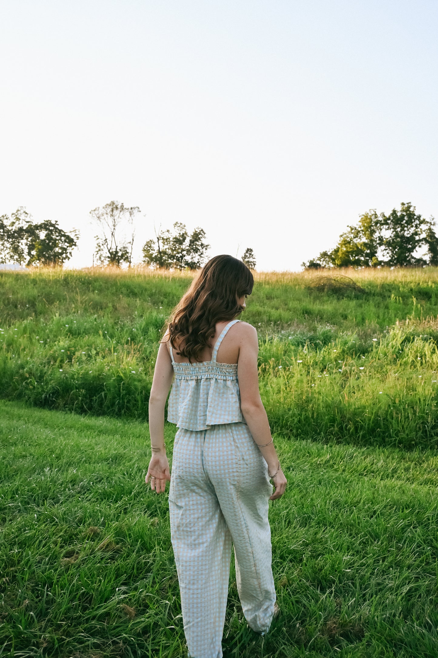 'Cora' Gingham Set