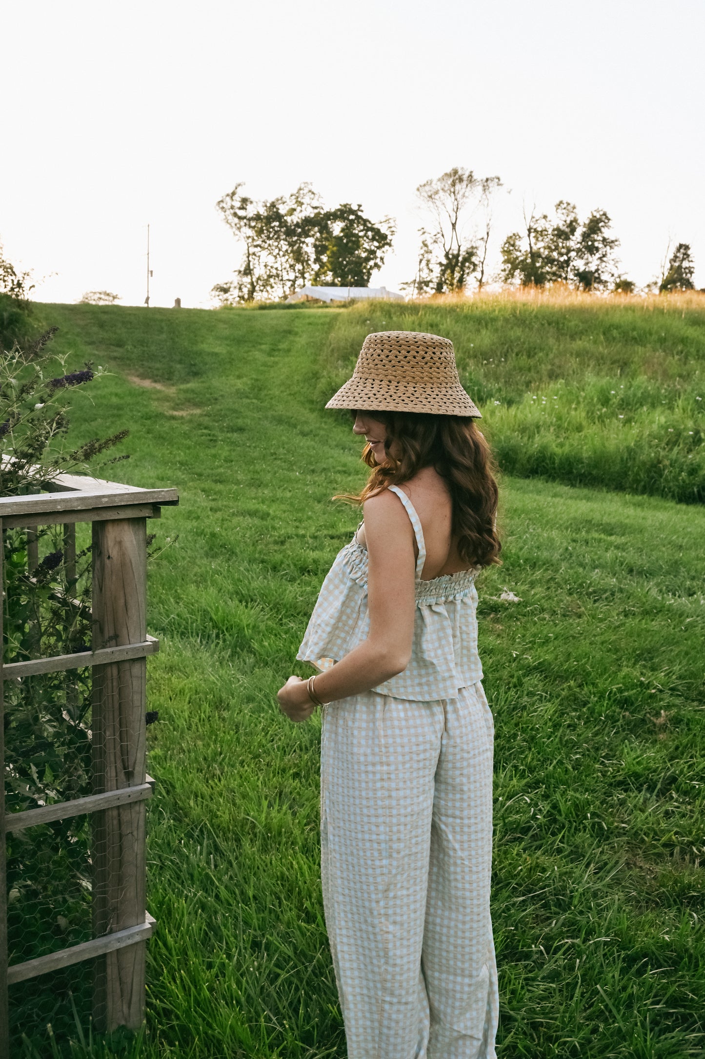 'Cora' Gingham Set