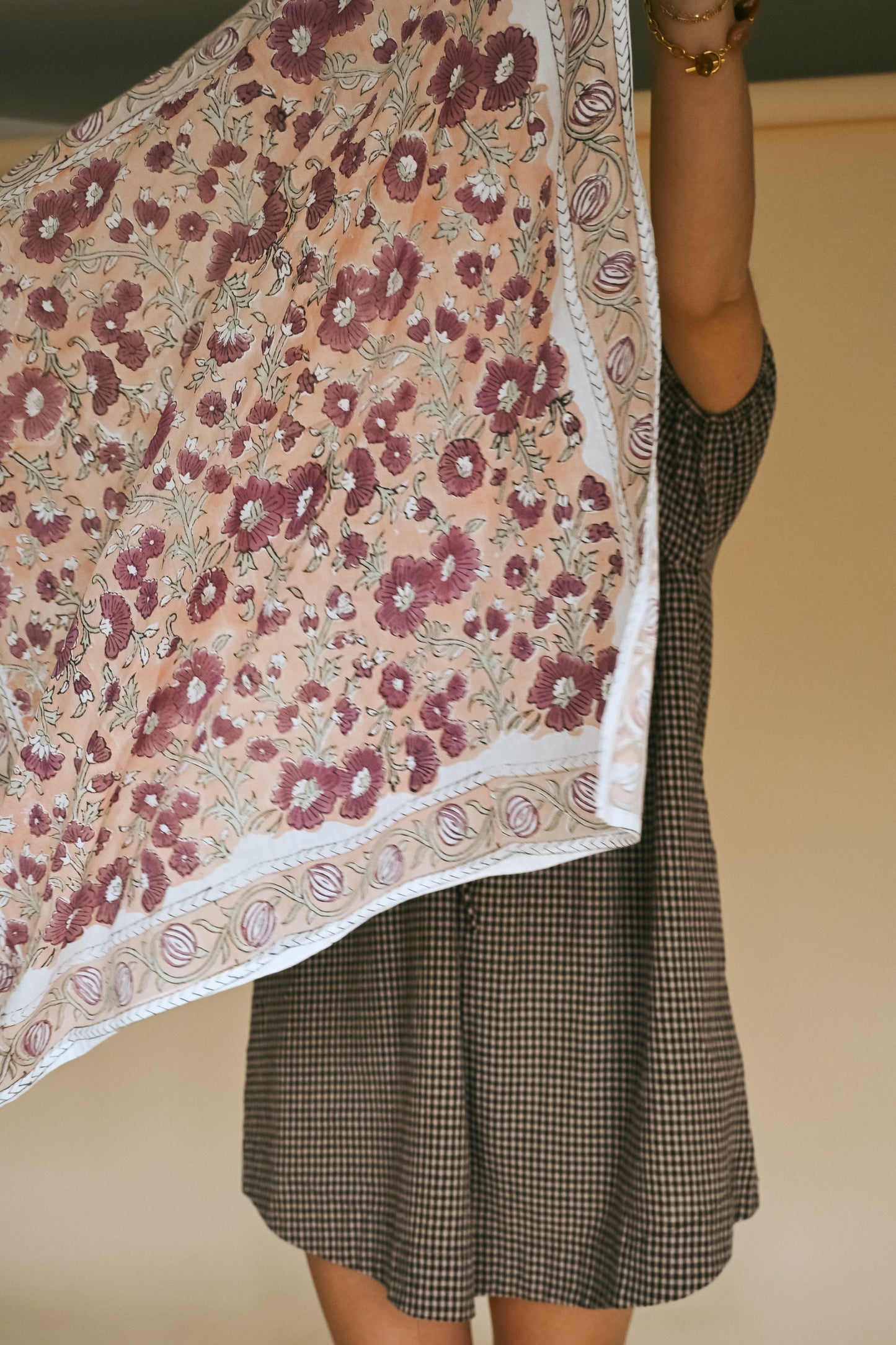 Cotton Scarf in Peachy