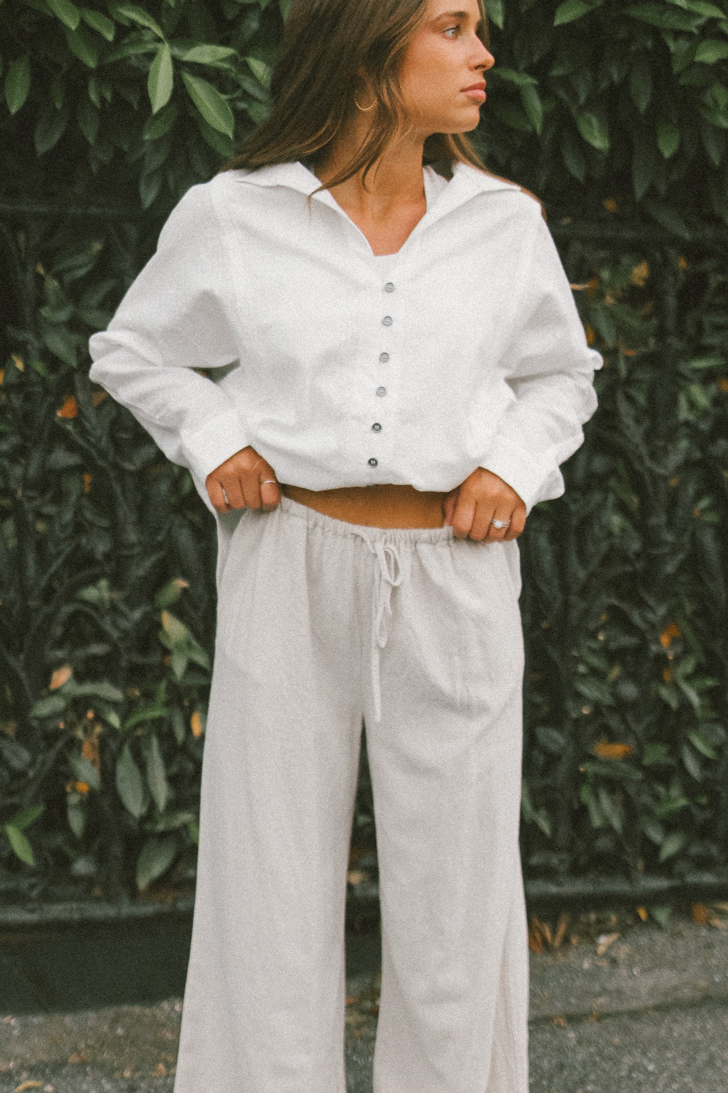 Wide Leg Linen Pants