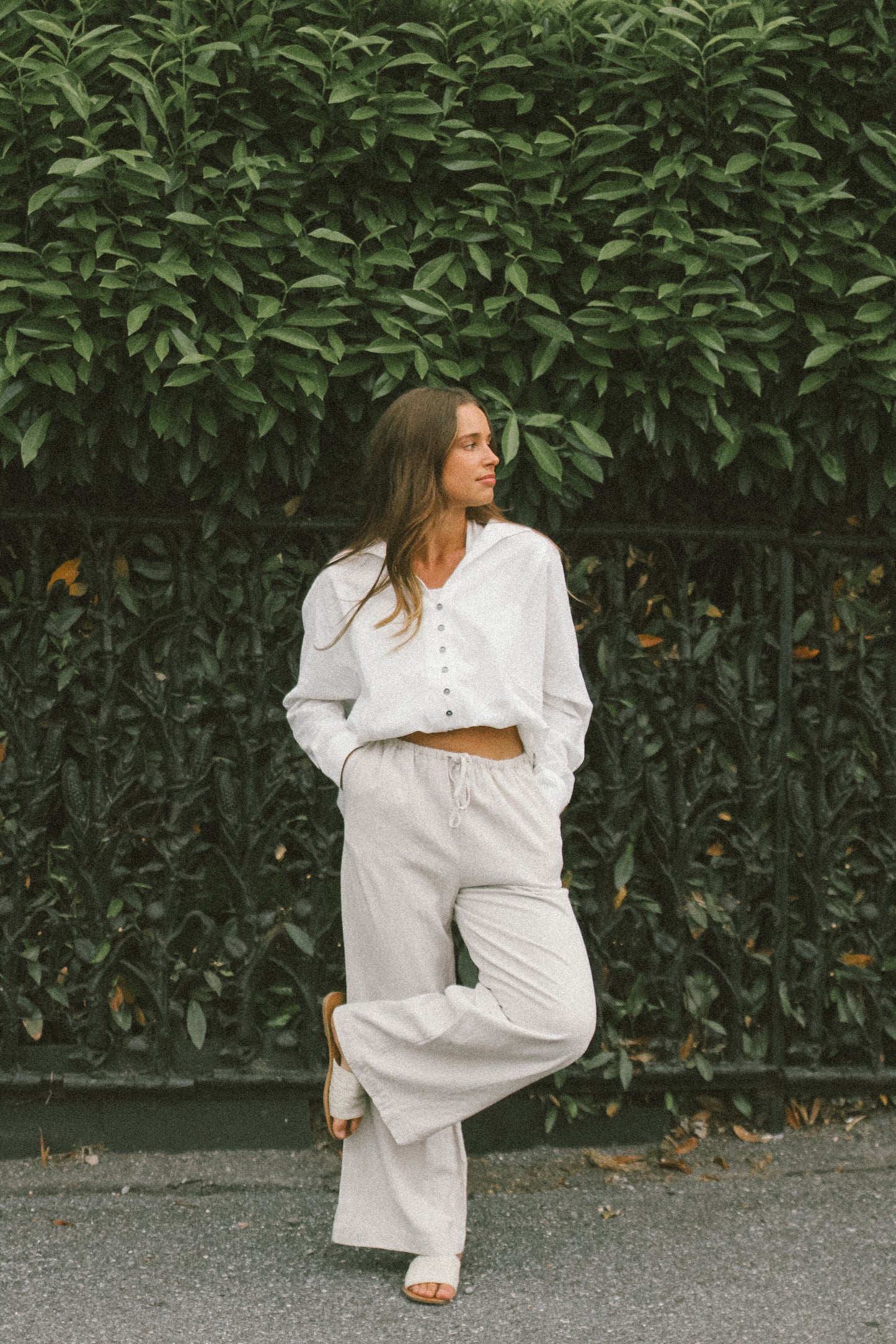 Wide Leg Linen Pants
