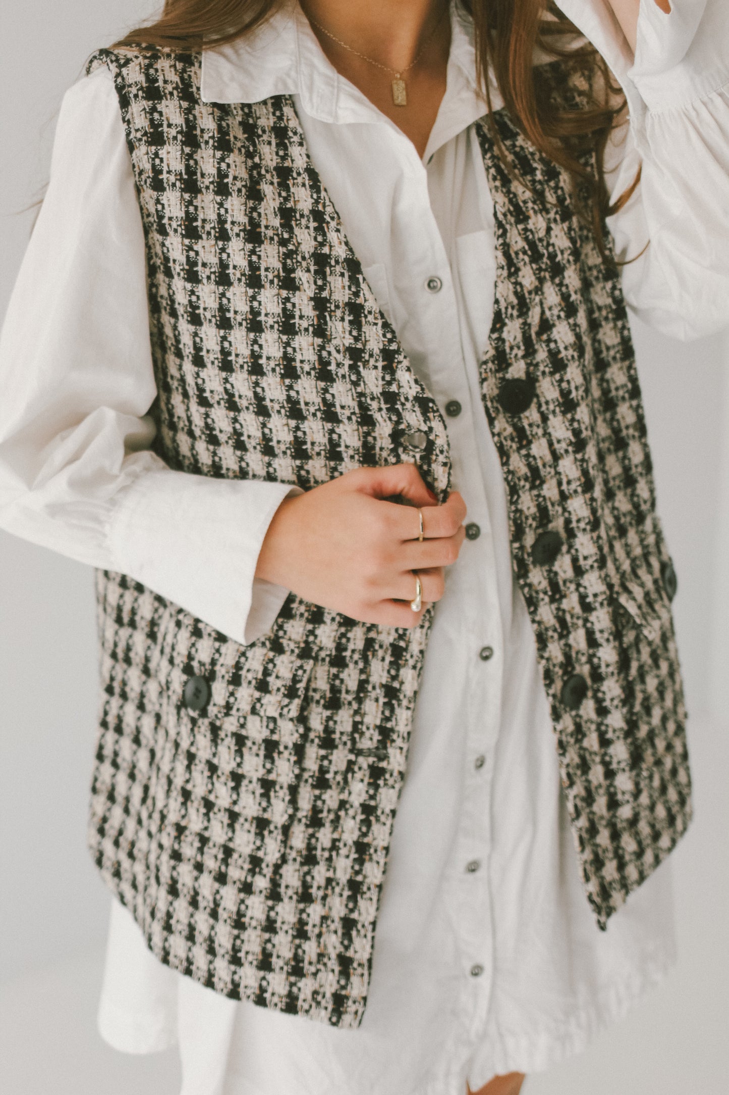 'Blair' Plaid Vest