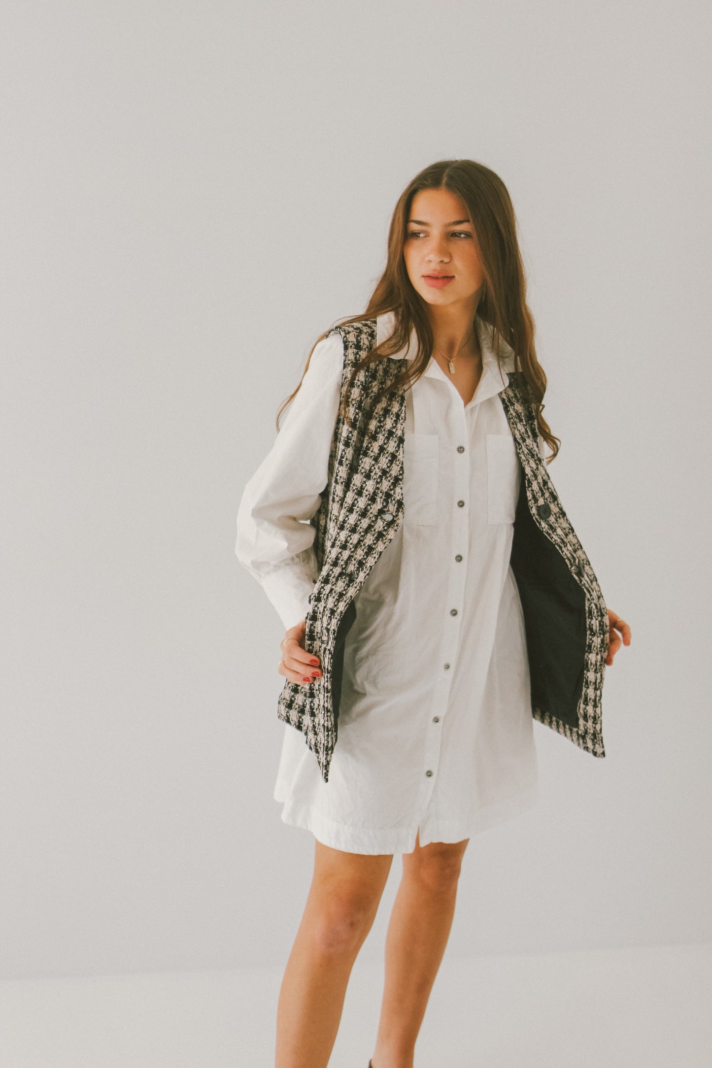 'Blair' Plaid Vest