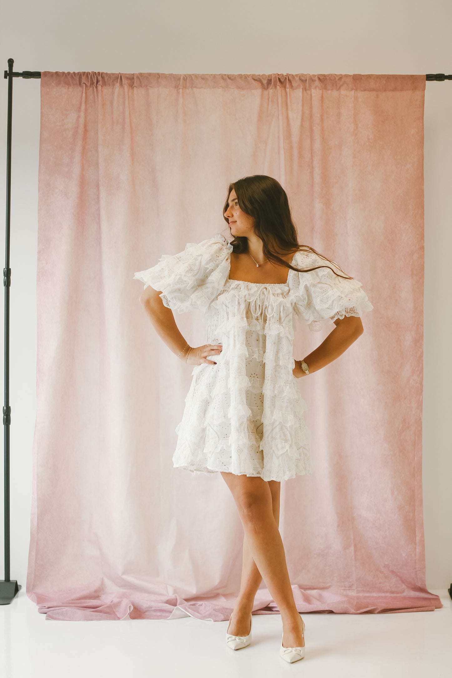 'Avril' Dress in Cream