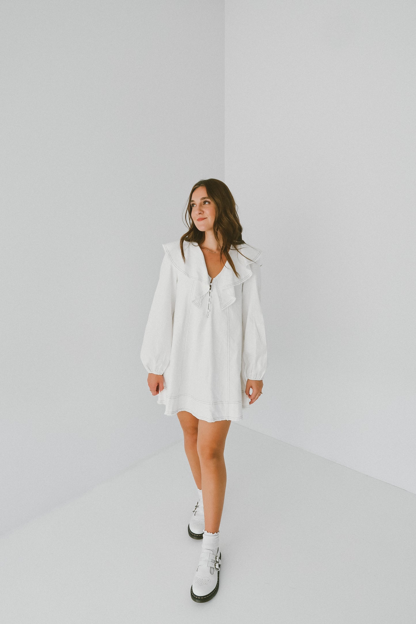 'Charlie' Cotton Mini Dress
