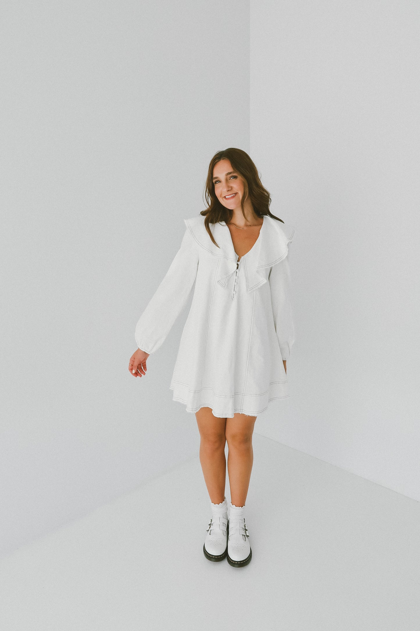 'Charlie' Cotton Mini Dress