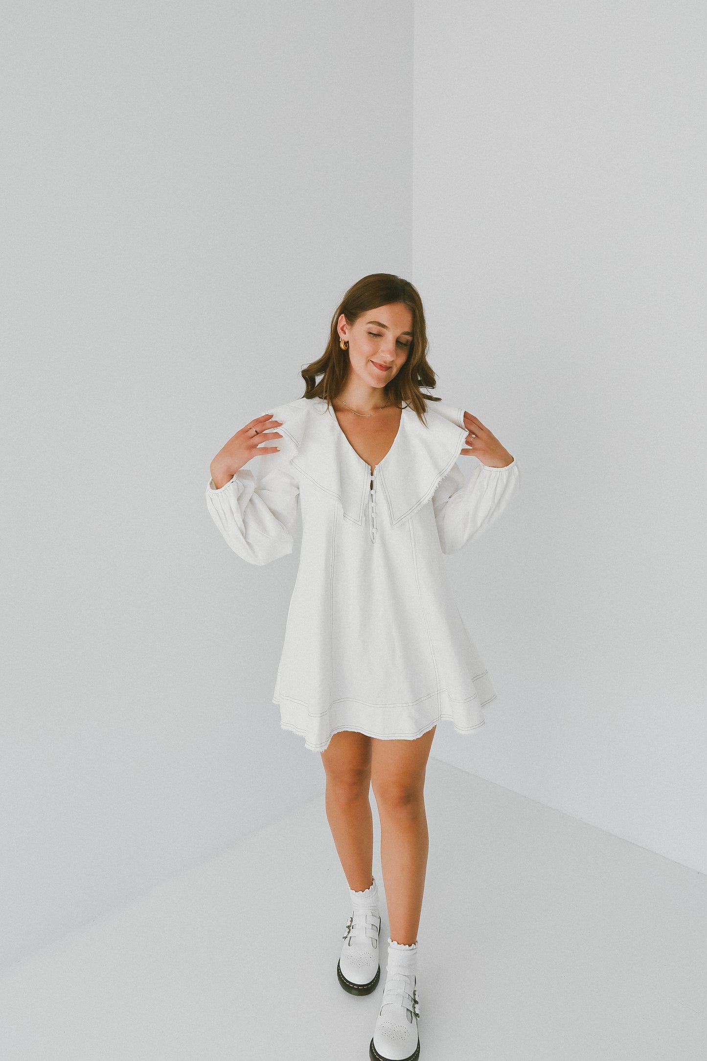 'Charlie' Cotton Mini Dress