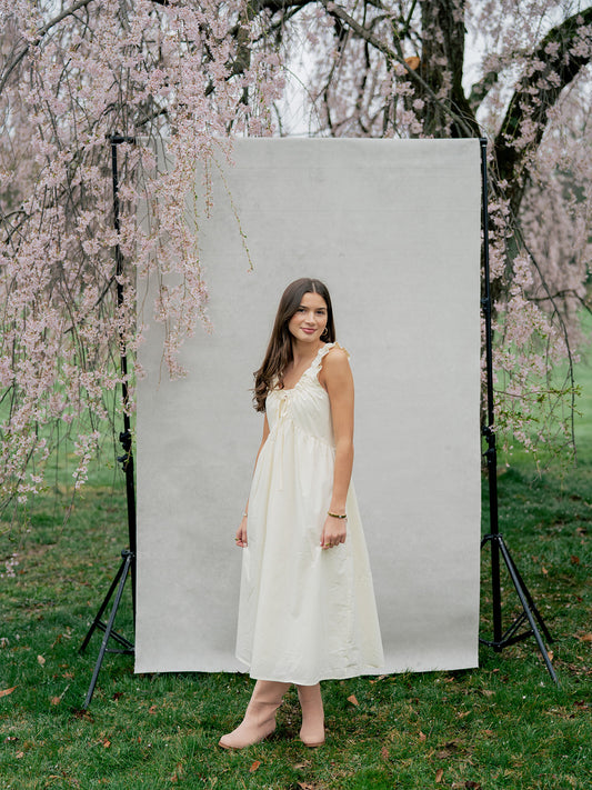 'Magnolia' Dress in Cream