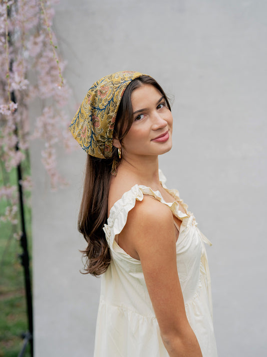 Cotton Scarf in Khaki