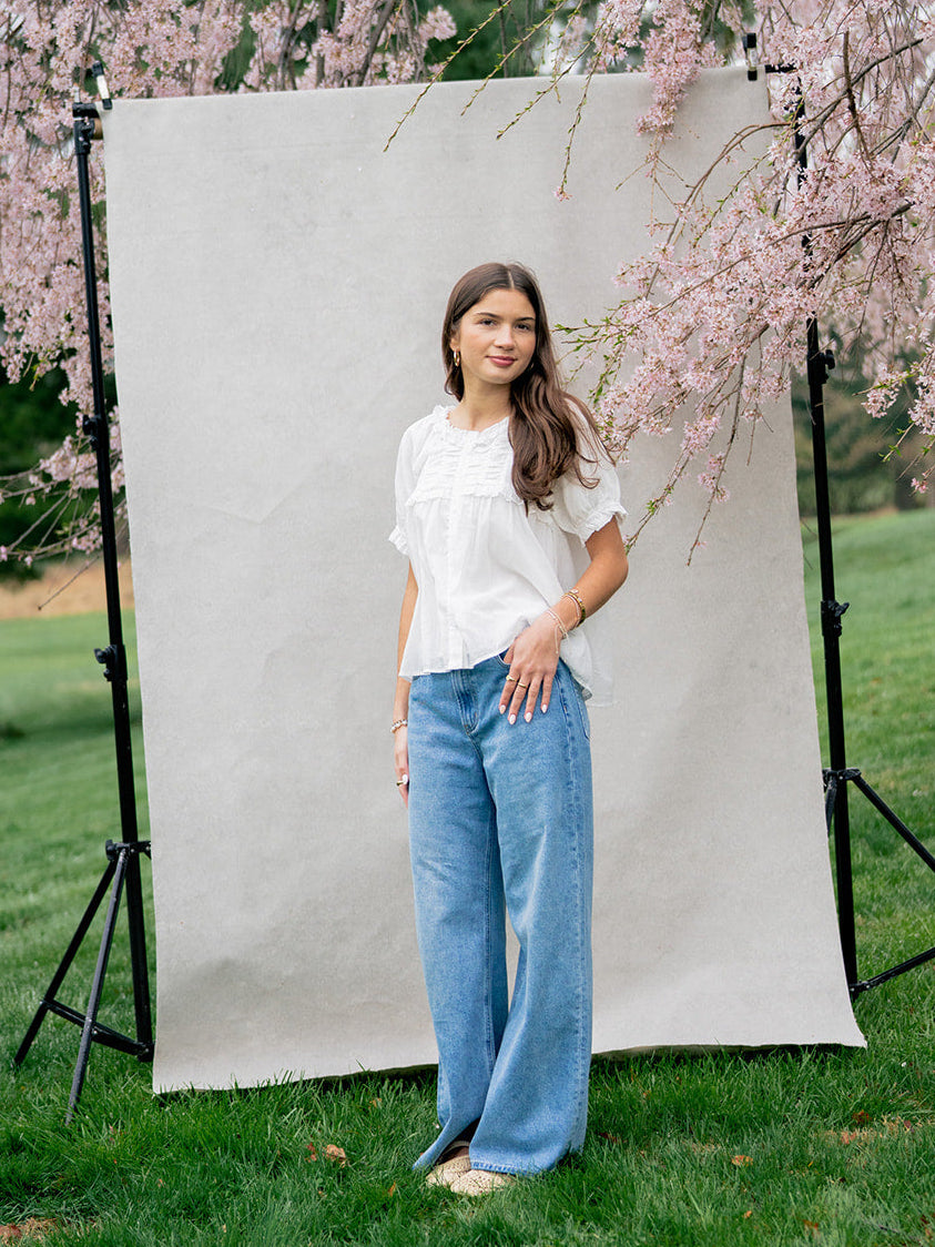 'Wren' Straight Leg Denim Pants