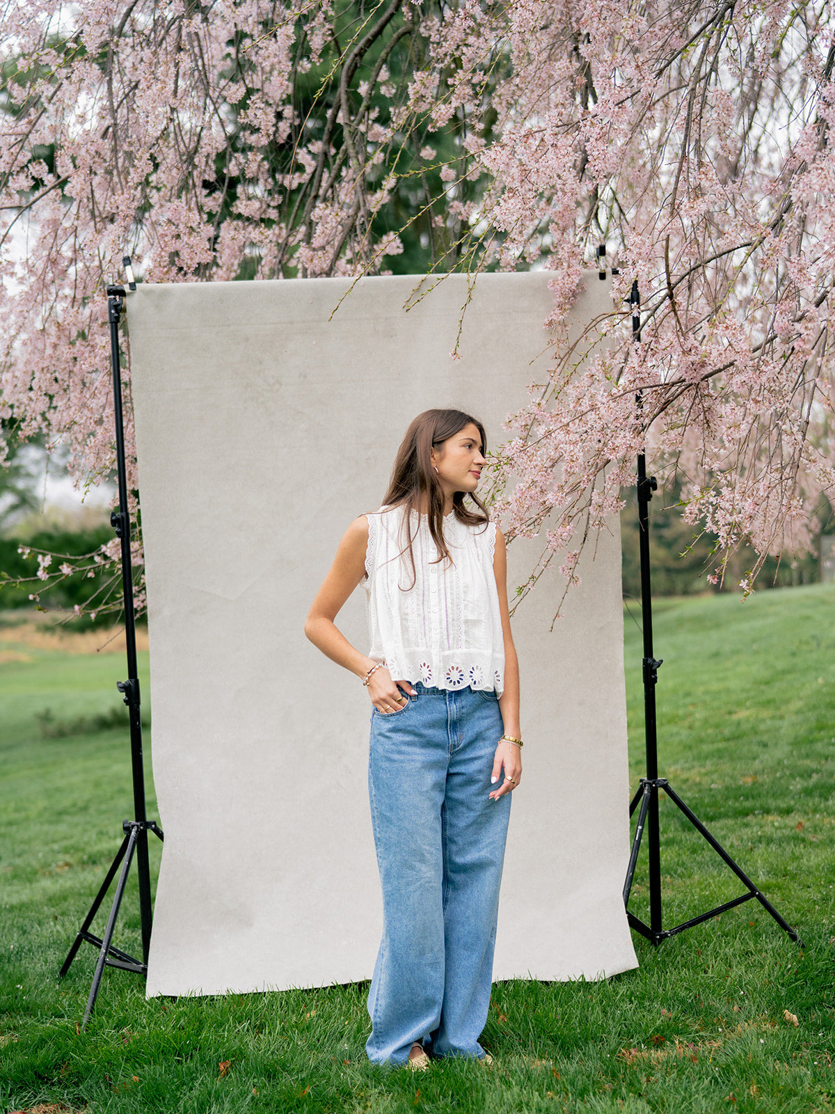 'Jasmine' Top in White