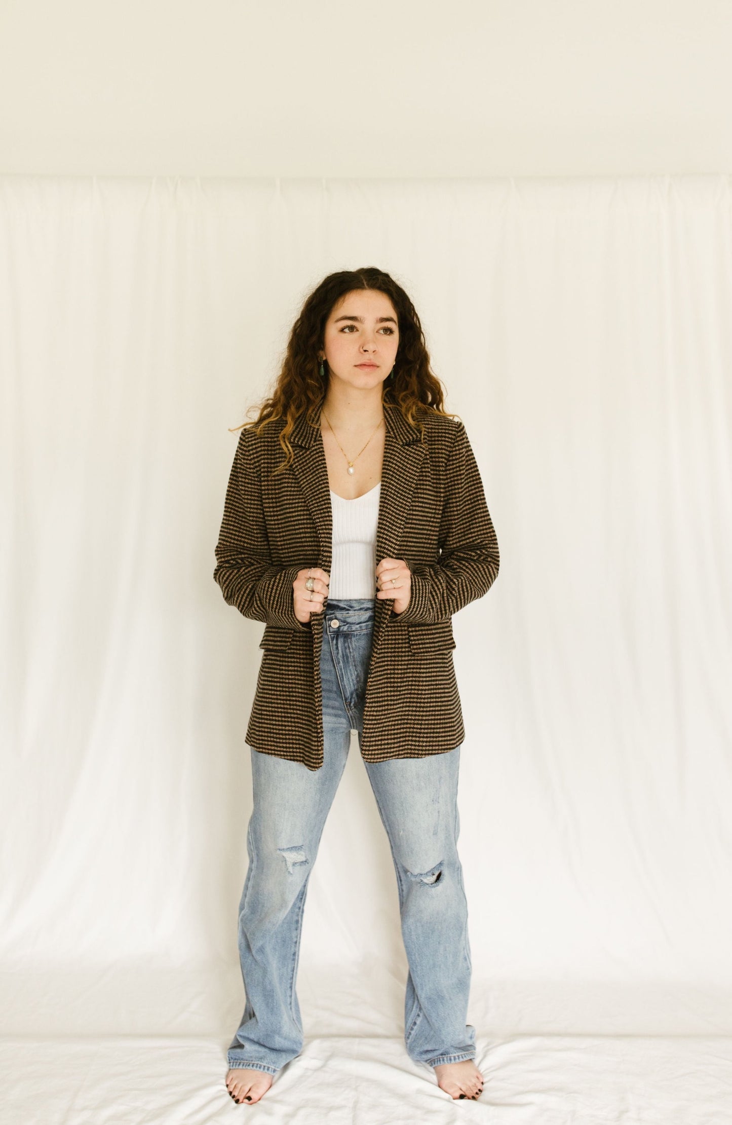 'Malcolm' 90's Straight Jeans in Light Wash
