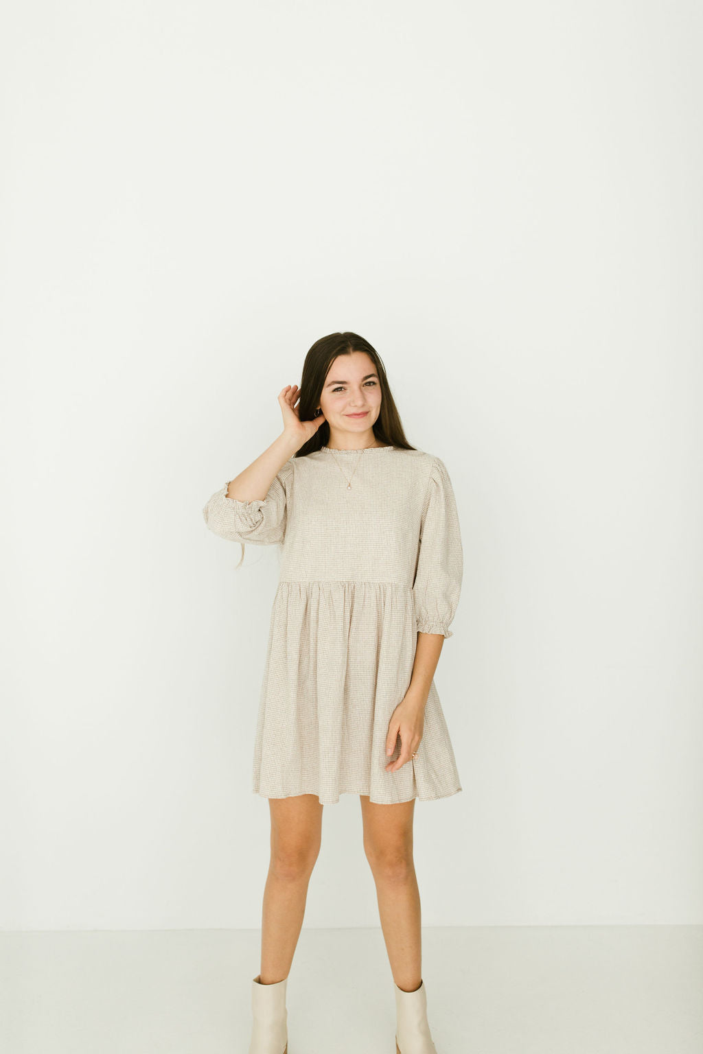 'Livi' Gingham Dress