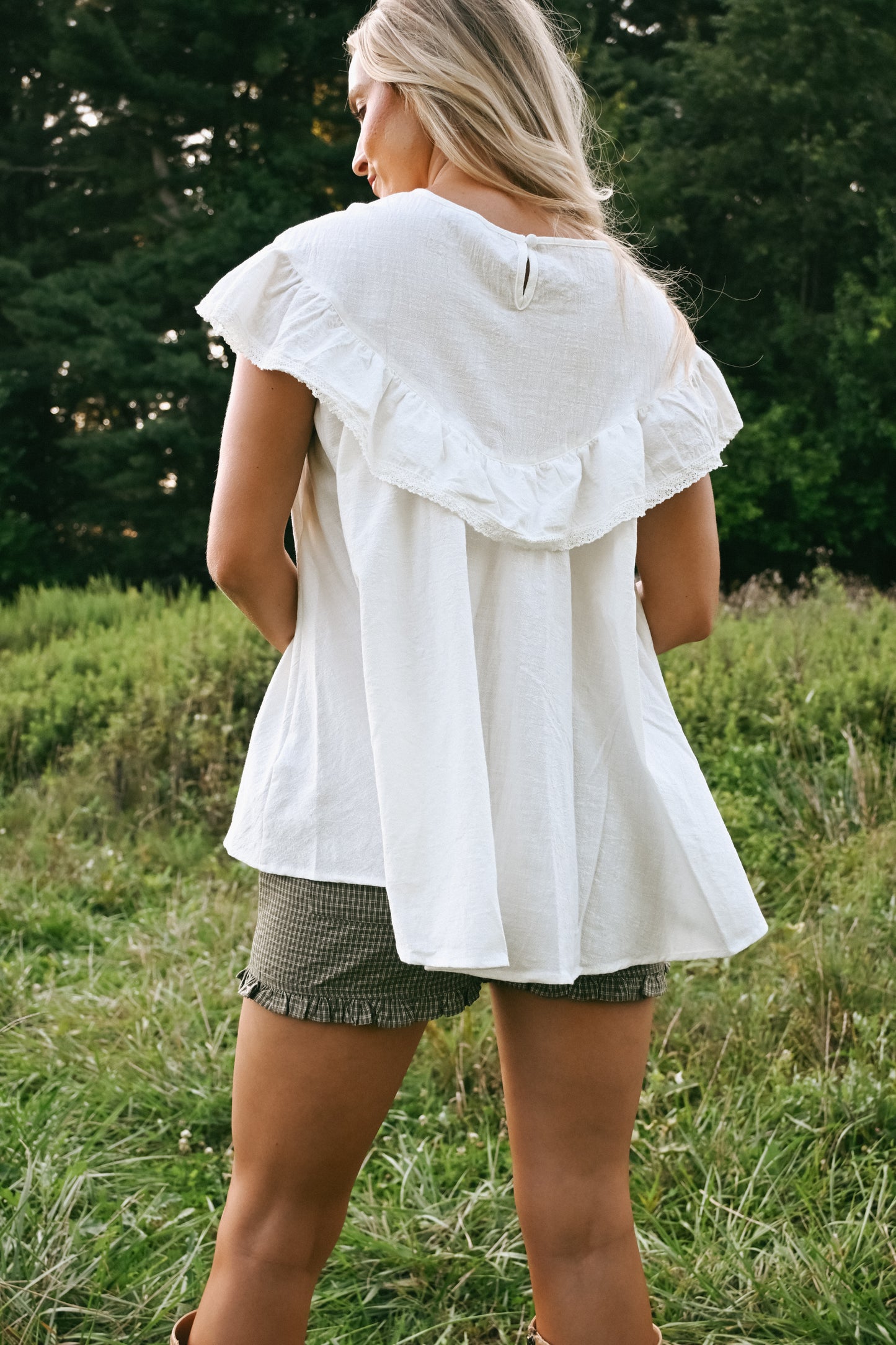 'Lainey' Cotton Top