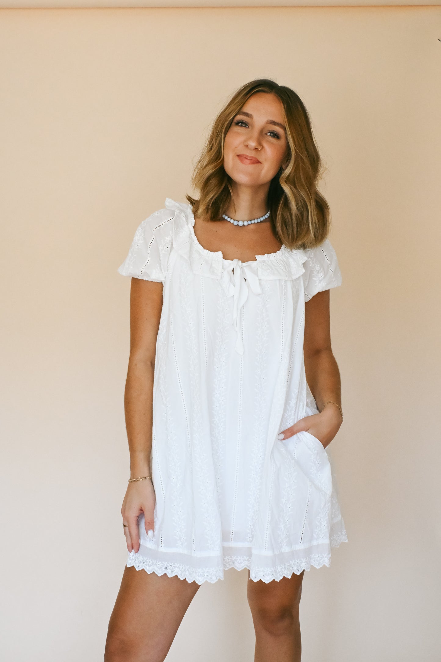 'Meadow' Eyelet Dress