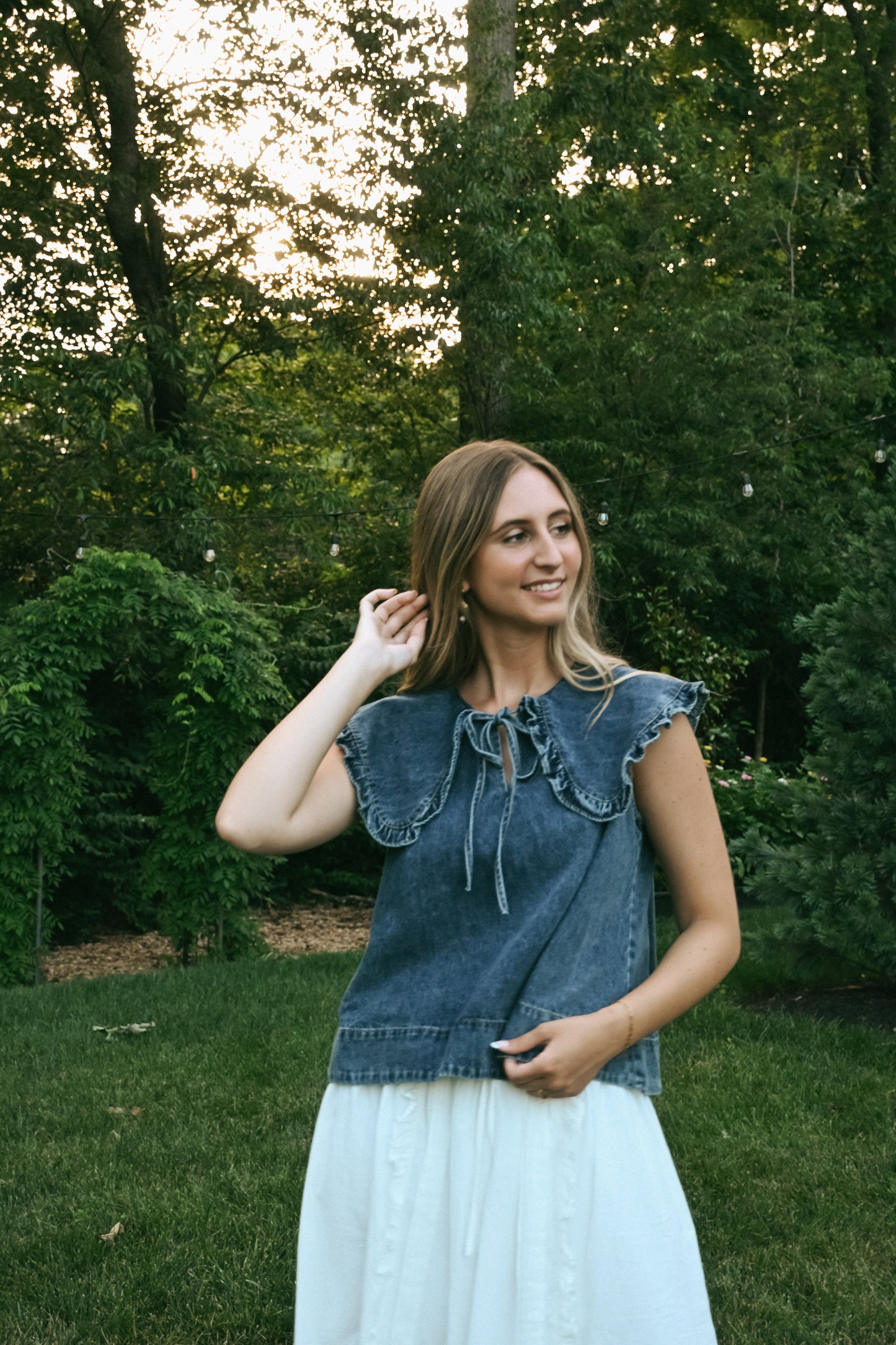 'Georgie' Denim Top