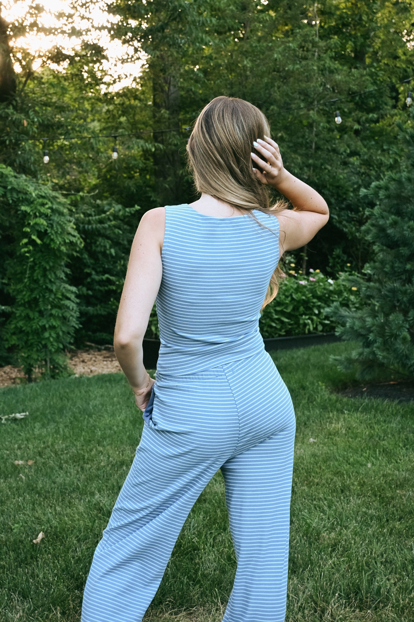 'Dover' Set in Dusty Blue