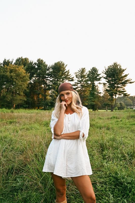 'Hosanna' Romper in White