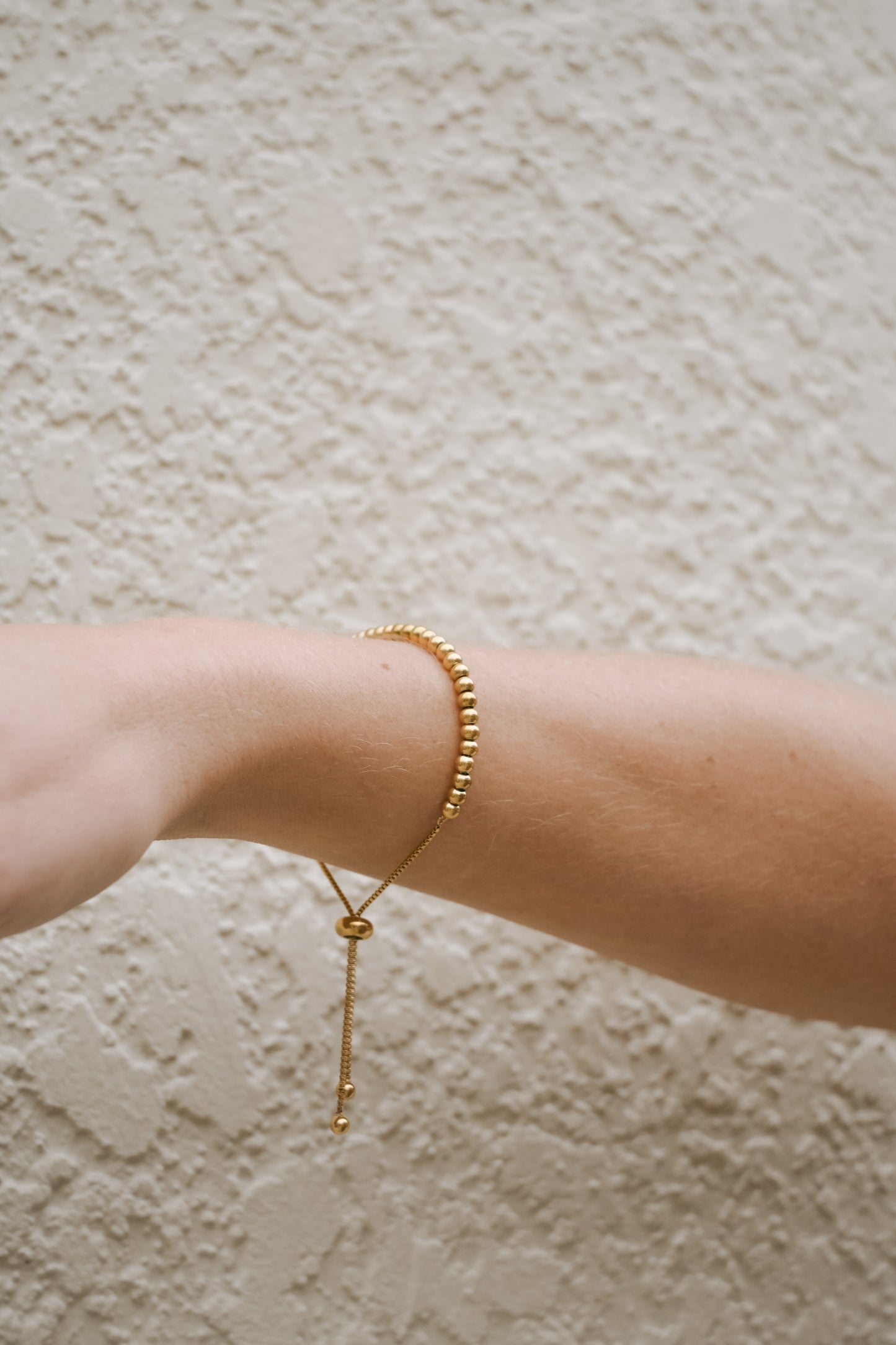 'Liliane' 18K Gold Beaded Bracelet