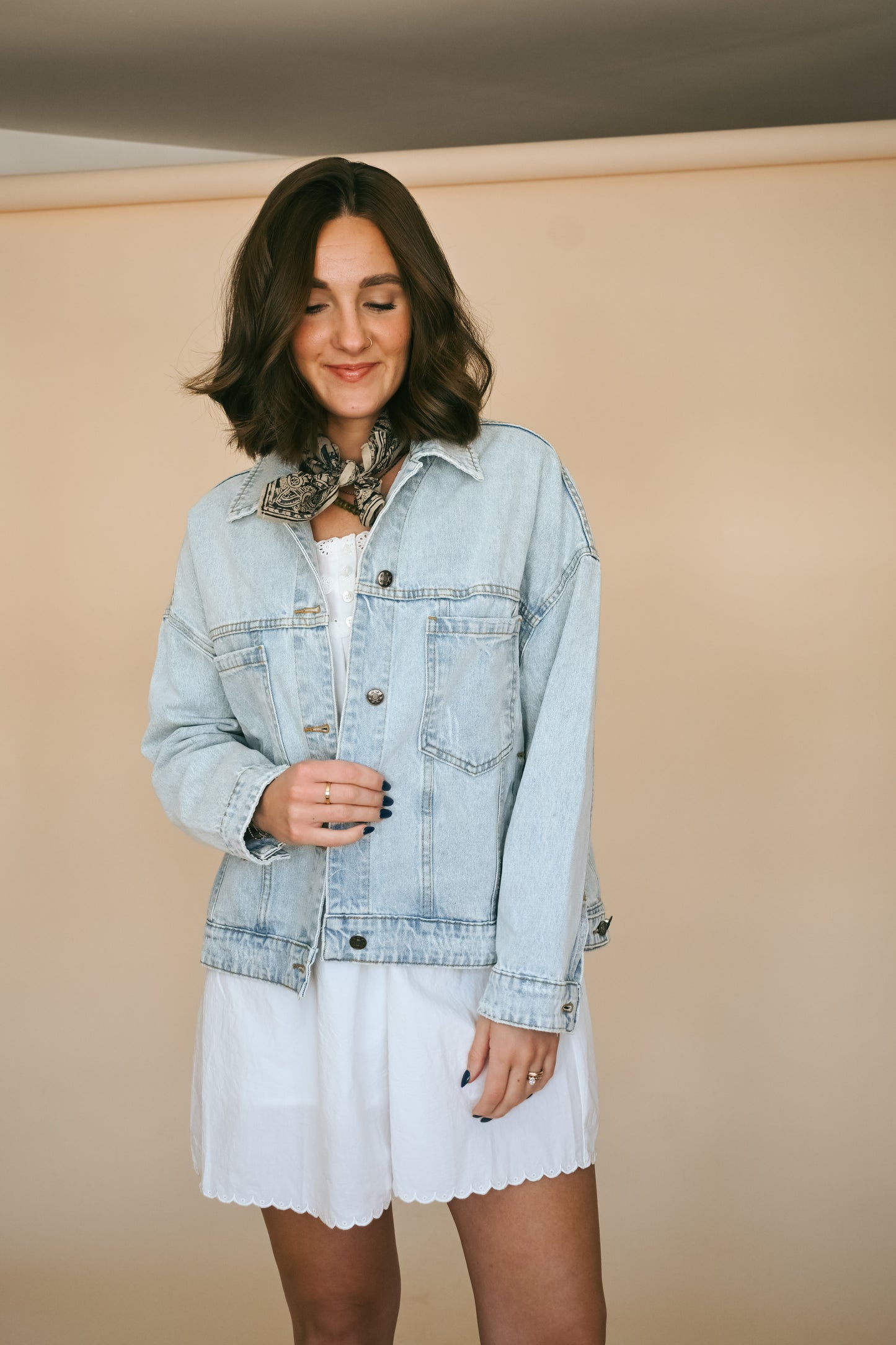 'Winston' Jacket in Light Denim