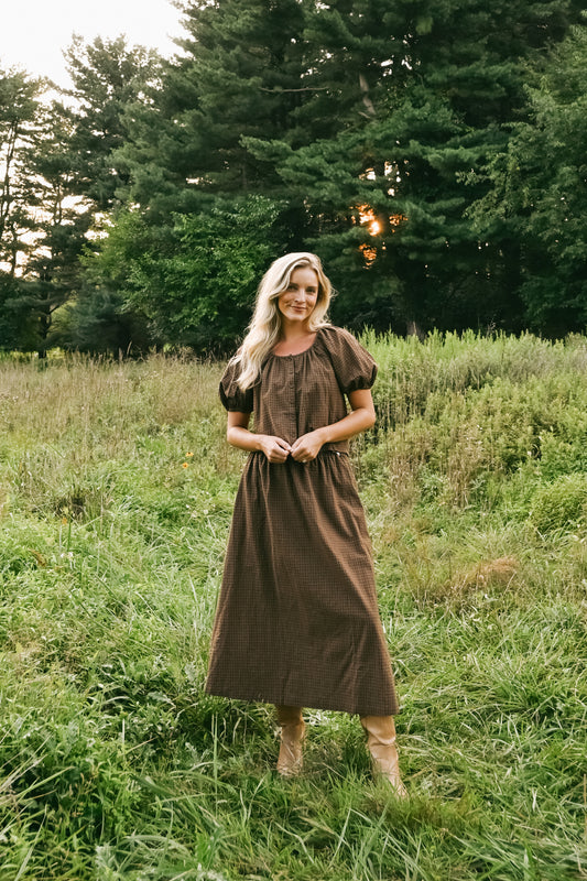 'Oakley' Skirt Set in Chestnut