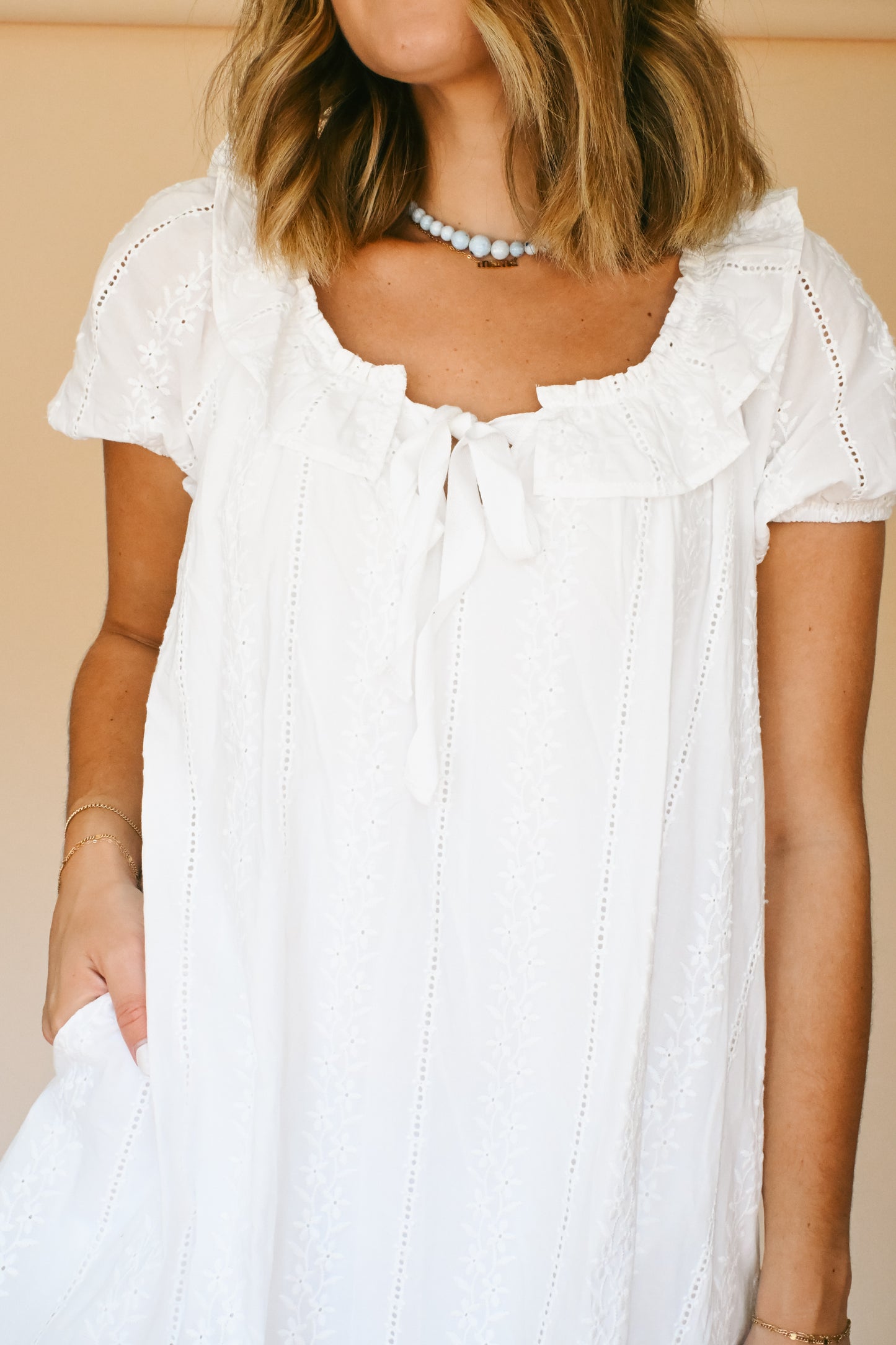 'Meadow' Eyelet Dress