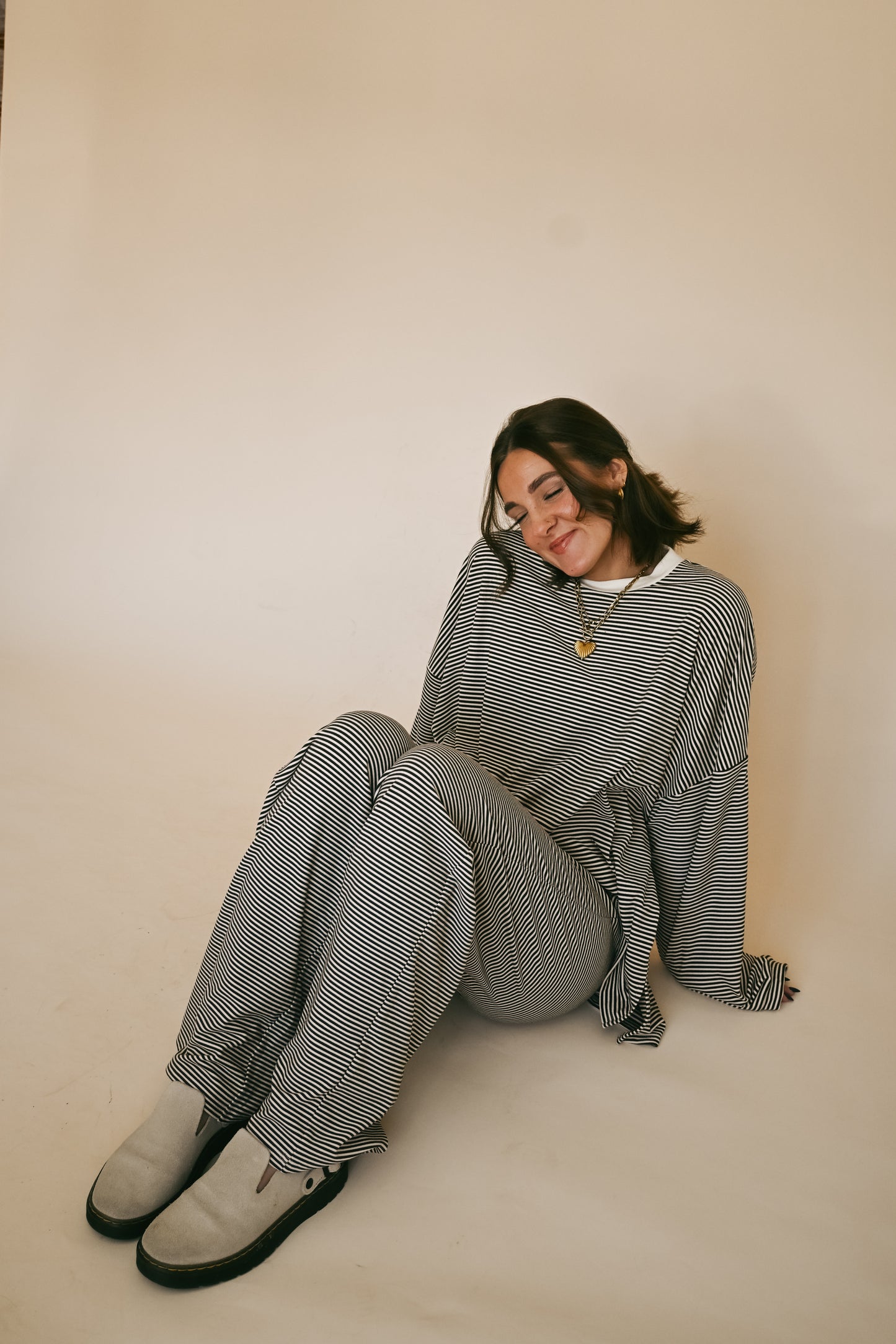 'Monroe' Set Top in Brown