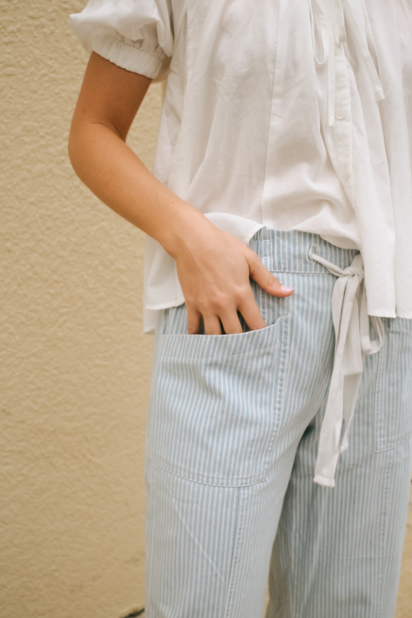 'Mandy' Striped Pants
