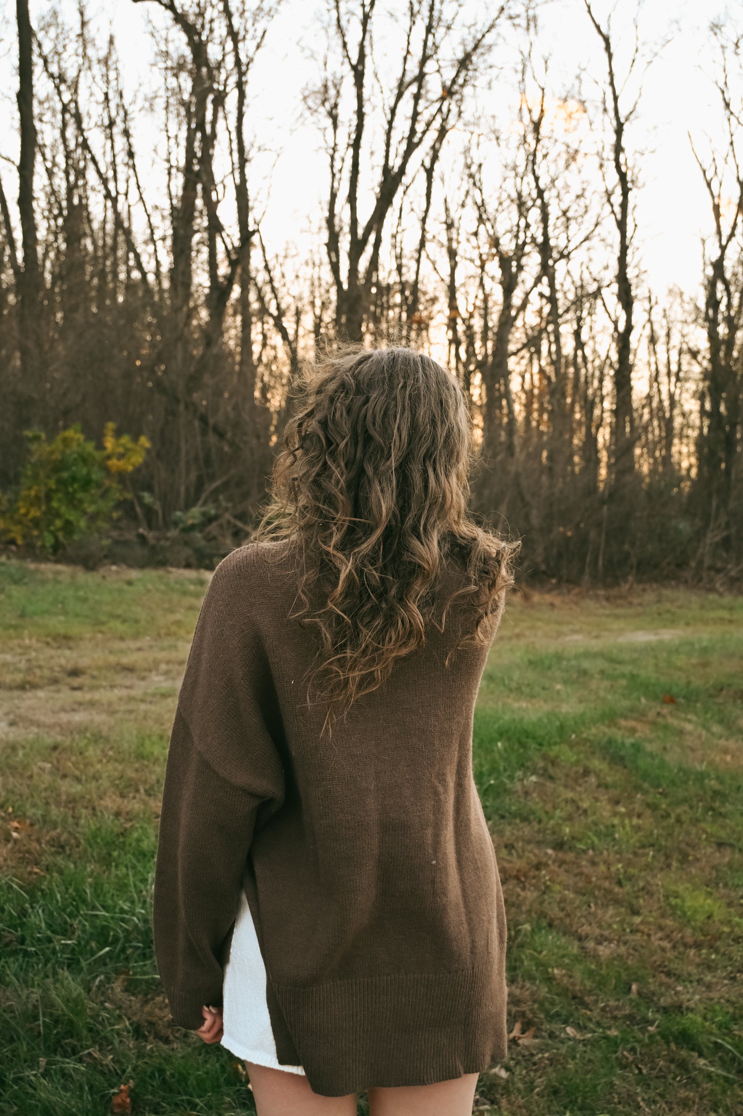 'Natalie' Sweater in Coco