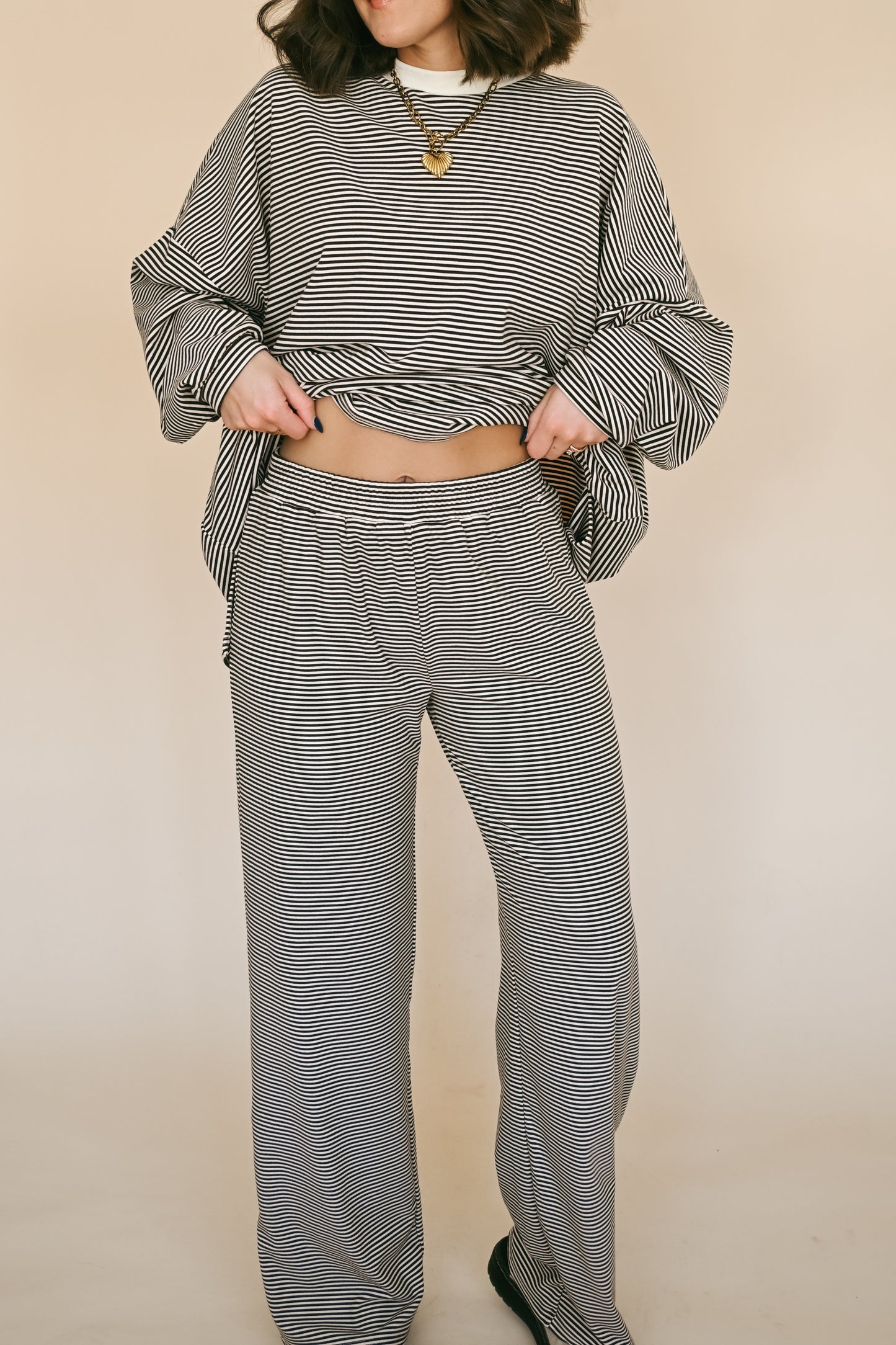'Monroe' Set Pants in Brown