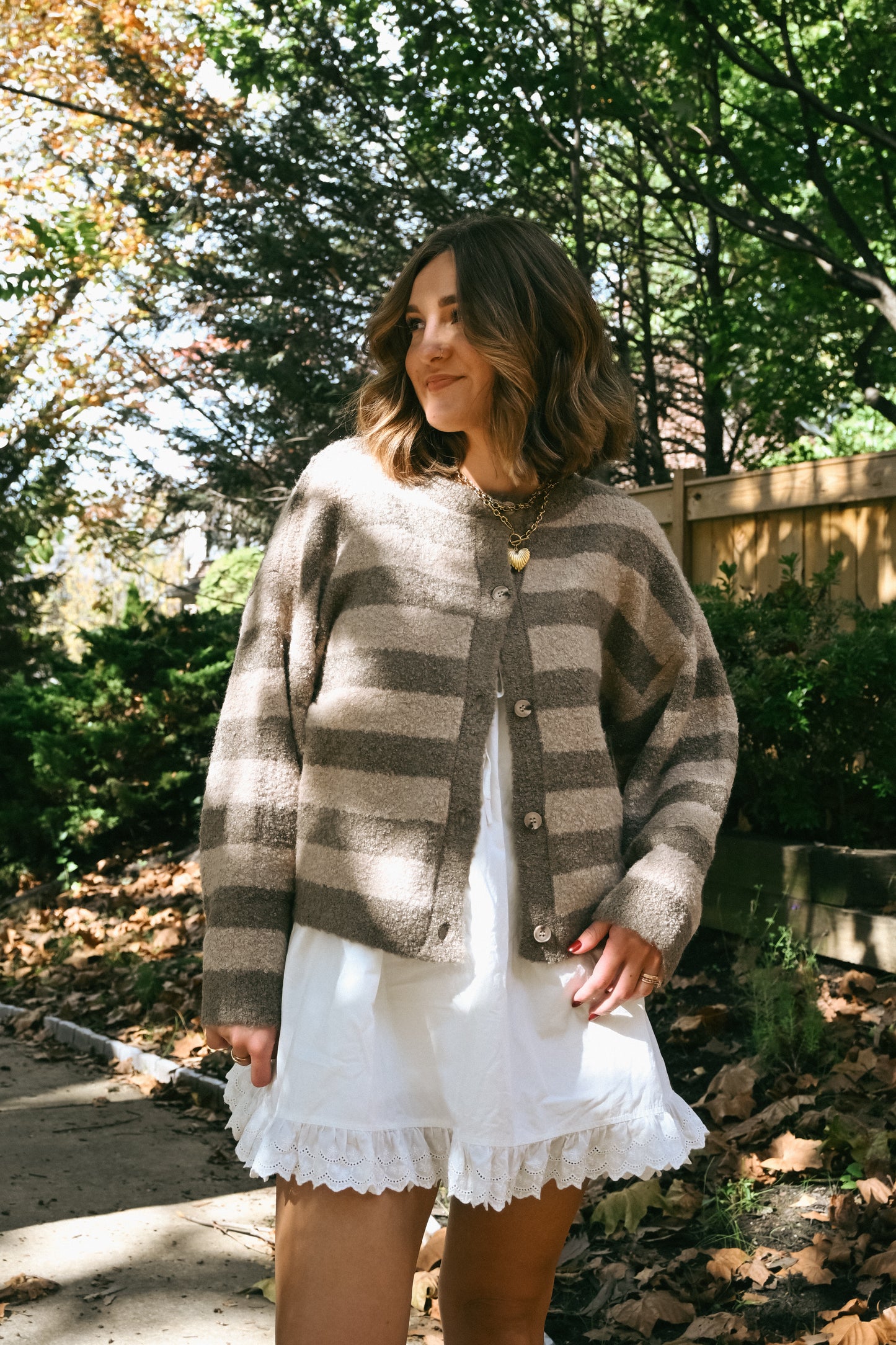 'Sawyer' Striped Cardigan