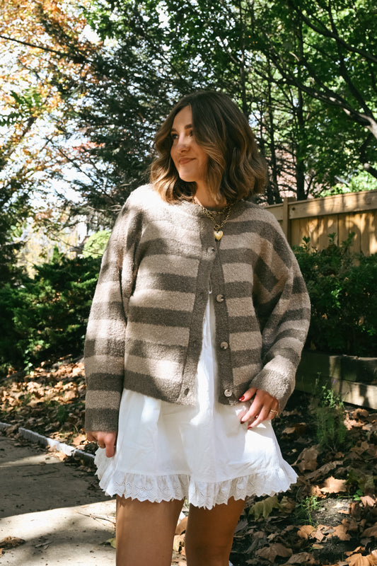 'Sawyer' Striped Cardigan