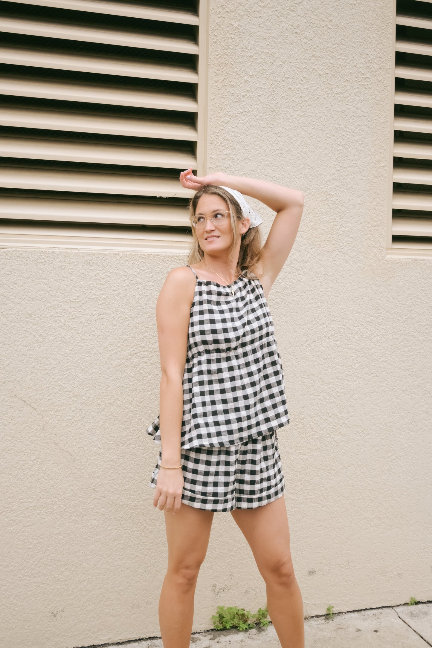 'Annabelle' Gingham Set Shorts