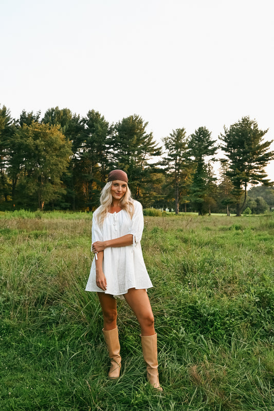 'Hosanna' Romper in White