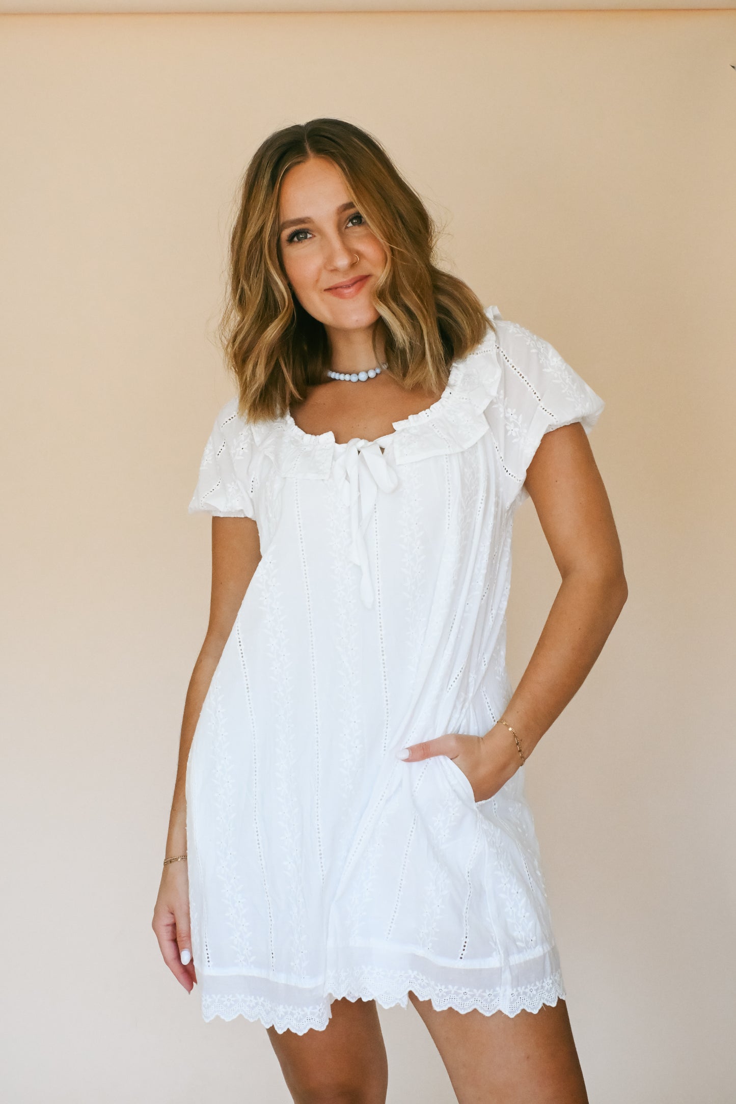 'Meadow' Eyelet Dress